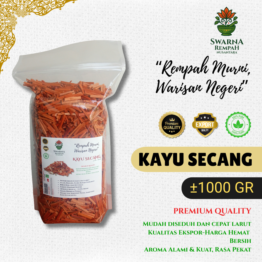 

SRN - Kayu Secang Organik Rajangan Kecil Kualitas Ekspor 750 gram