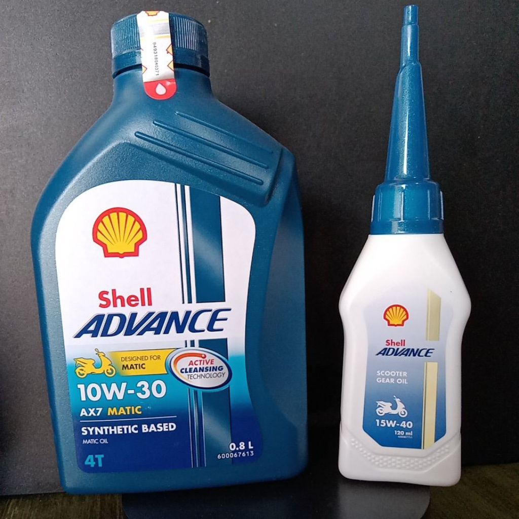 Paket oli mesin Shell ax7 matic dan Gardan Shell ORIGINAL