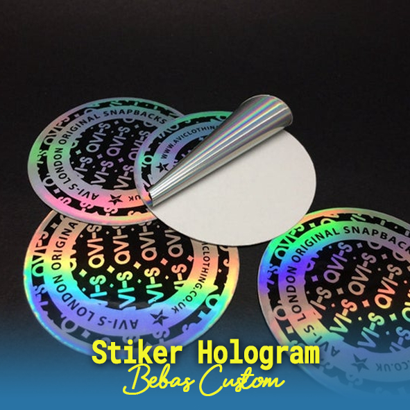 Stiker Hologram, Stiker Warna Warni, Stiker Holo, Stiker Gradasi, Stiker Silver