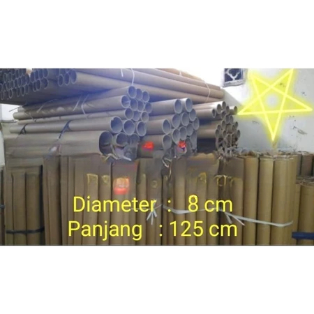 

Paper Core Selongsong Bobin Cones Diameter 8 x Panjang 125