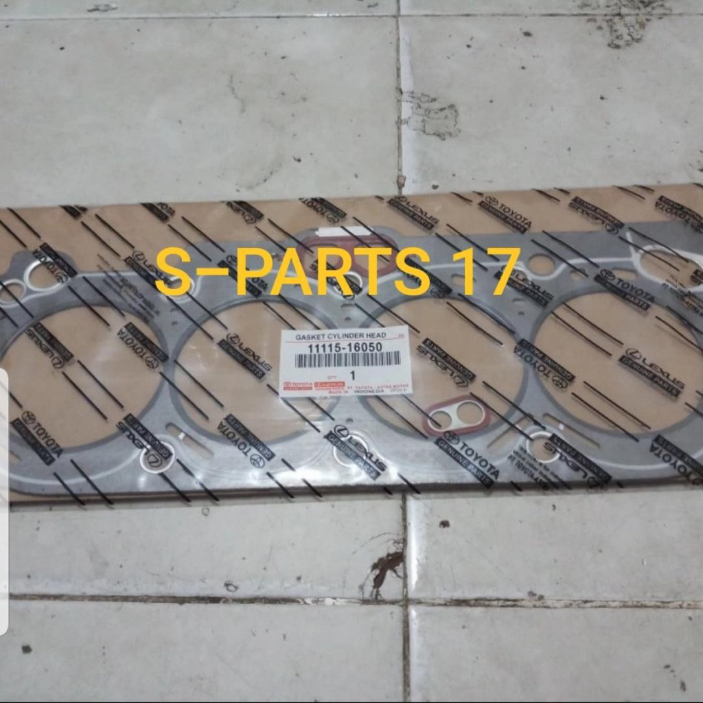 Paking only all new corolla 1.6 Gasket cylinder head all new 1.6