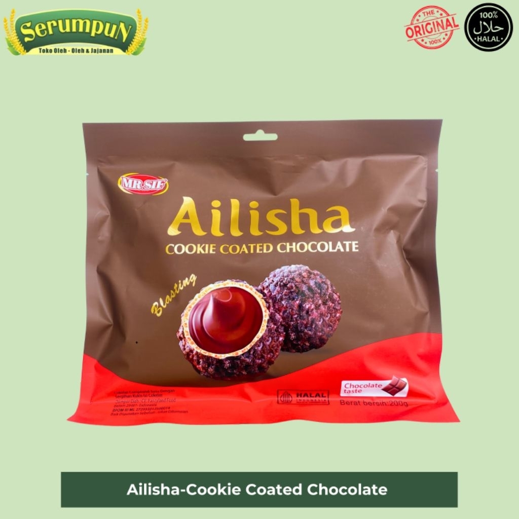 

Ailisha Cookie Coated Chocolate | Chocolate Cookie | Cookie Coated Chocolate