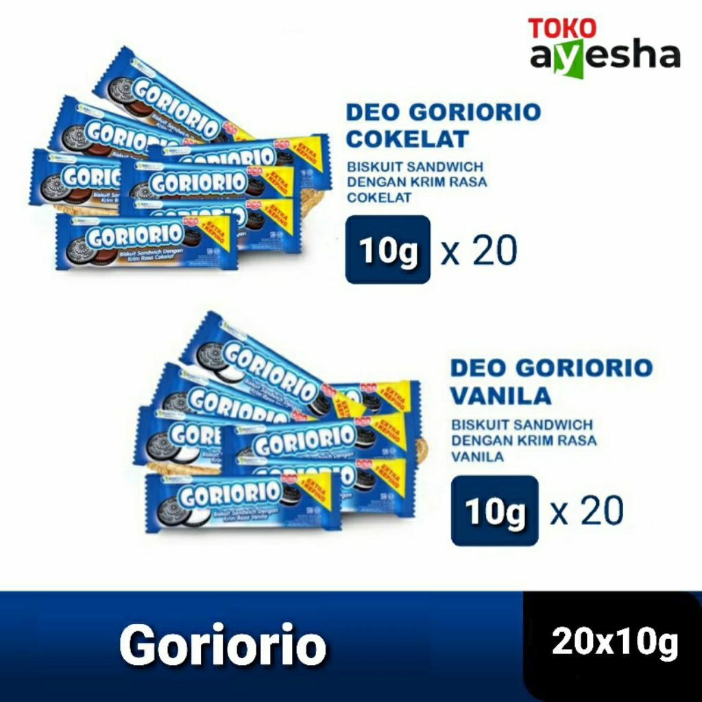

Goriorio 10 gr - 1 Pack isi 20 bks