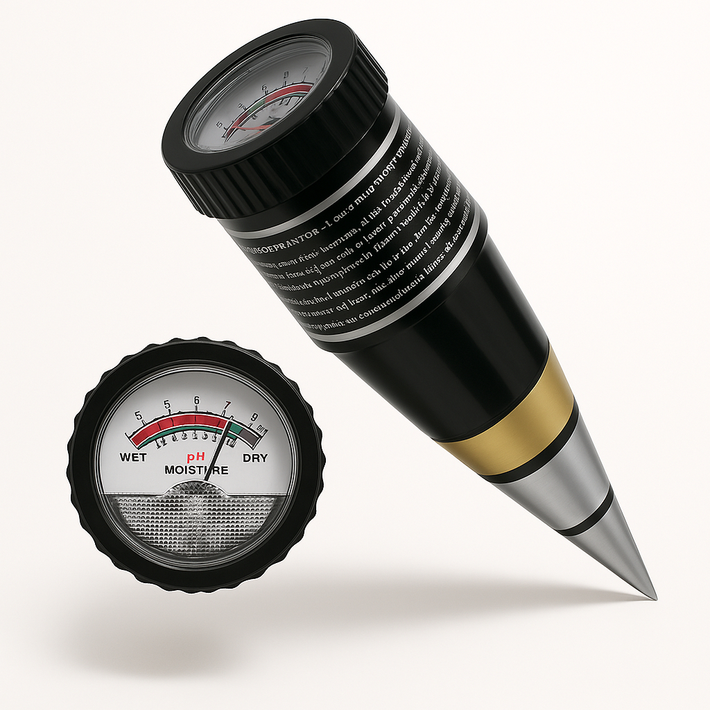 Alat Ukur pH Tanah Kelembaban Portable - Tester Kesuburan Tanah Akurat untuk Kebun