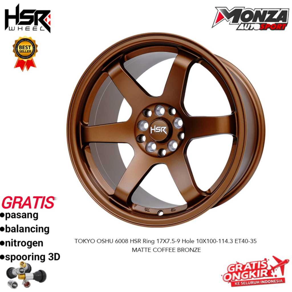 Velg TE37 ring 17 buat Camry,Civic Fd,Xpander,Innova,Outlander,Crv,Rush Dll Hsr Tokyo Oshu