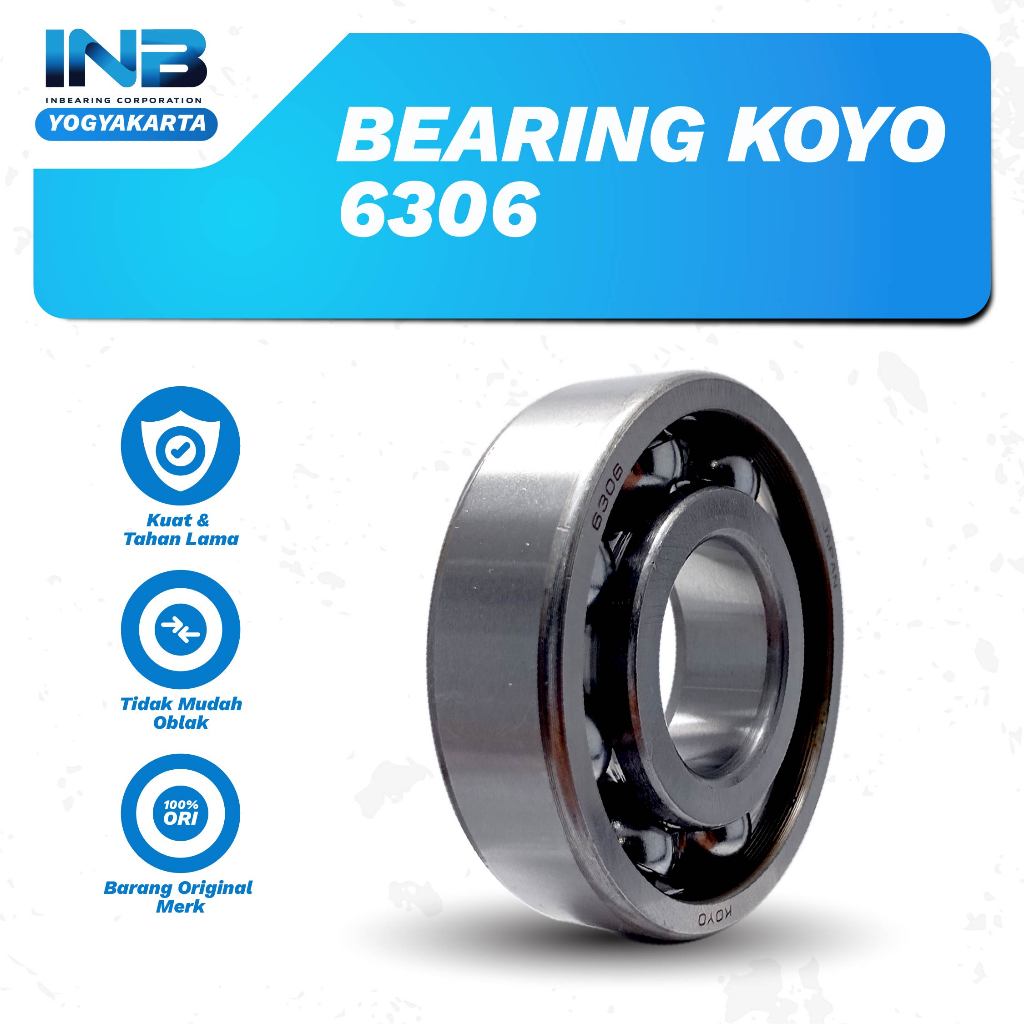 Laker Bearing 6306 KOYO Bearing Mesin Pompa Irigasi Ns80 Bearing Dalam Mesin DIesel Original NTN INB