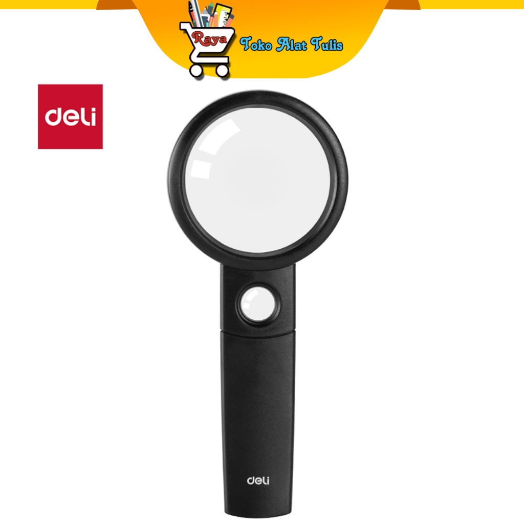 

Deli Kaca Pembesar Magnifier 2.5-6x E9091