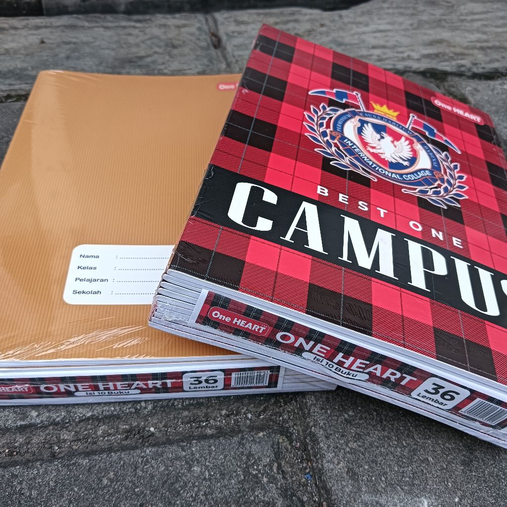 

Obral 1 Pack Buku Tulis Campus 36 Lembar OneHeart Bigboss Boxi 10pcs 17x25cm