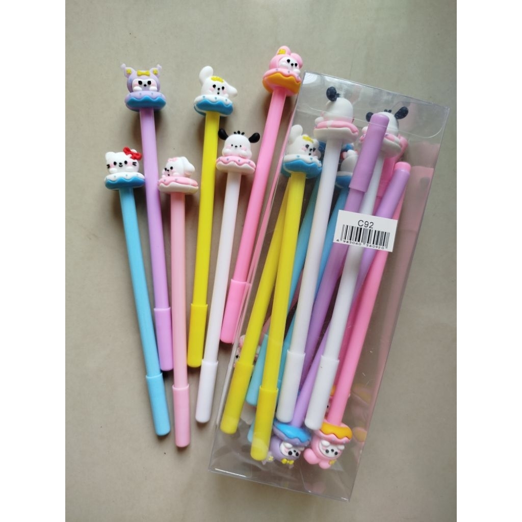 

Pulpen Gantungan Boneka Kuromi 12pcs || Gel Pen || Pulpen Kuromi