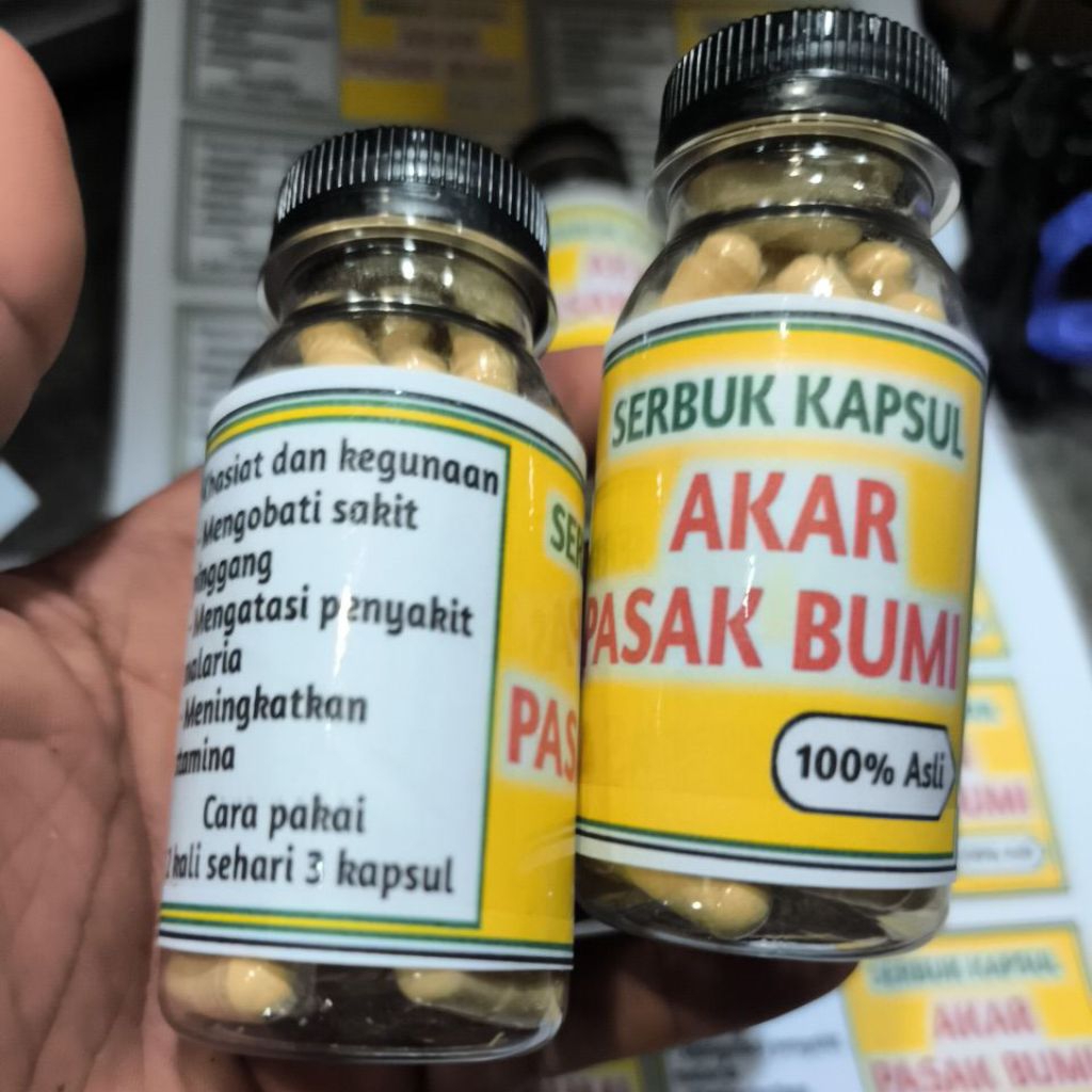 kapsul pasak bumi asli kalimantan