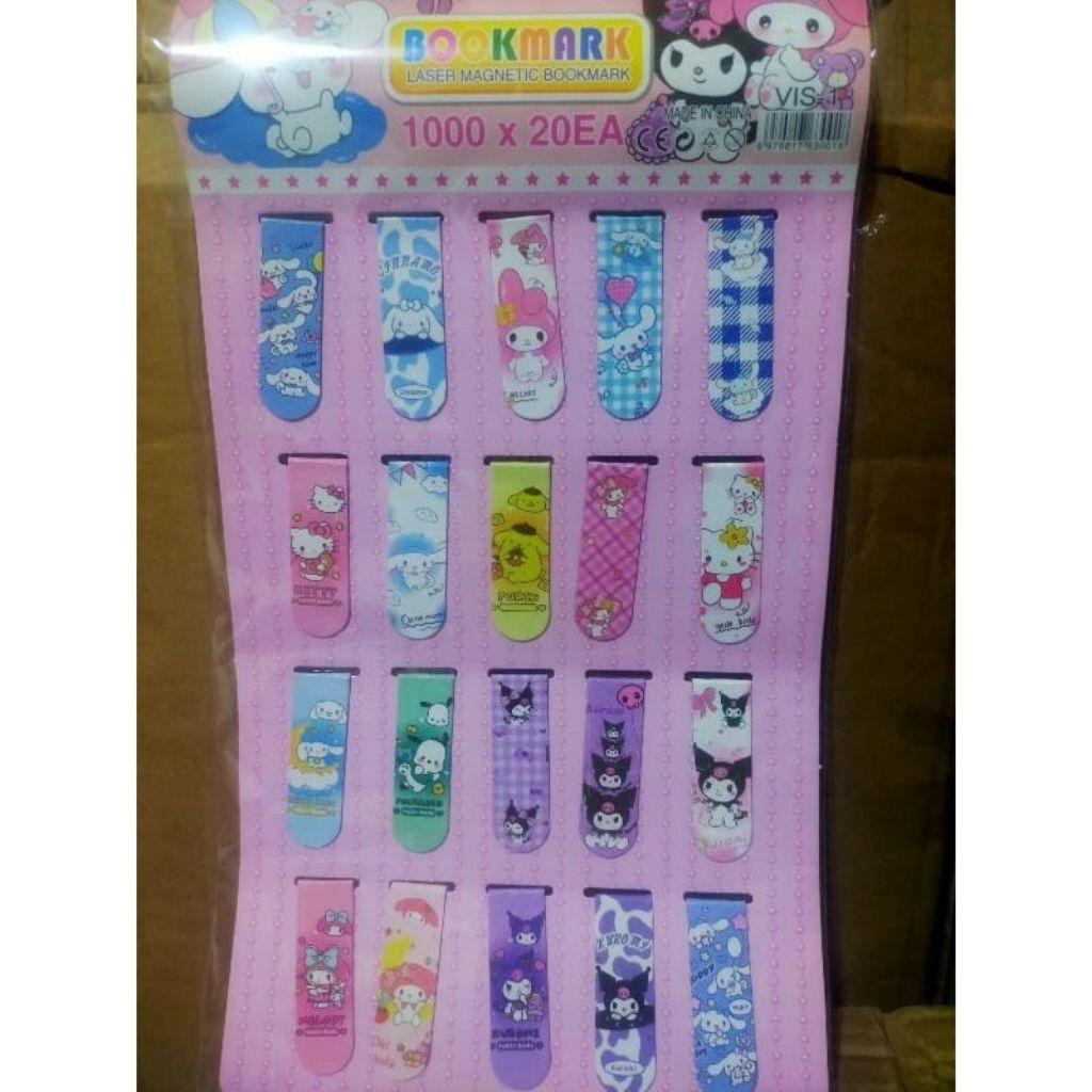 

BOOKMART MAGNETIC PEMBATAS 1 PACK ISI 12 PCS / PEMBATAS BUKU MAGNET / PEMBATAS BUKU