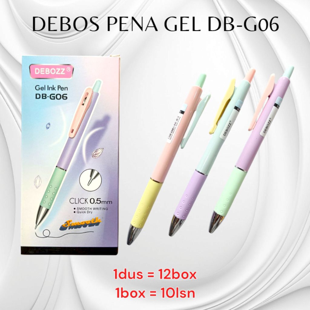 

Debos pena gel tiktak DB-G06 pastel
