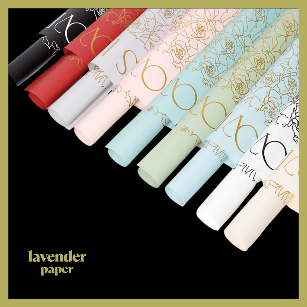 

Flower Wrapping Paper Valantine Kertas Buket Bunga Cellophane Valantine Kertas Kado Bouquet KB039