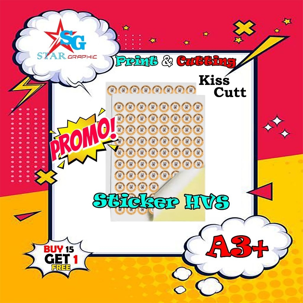 

Pritn Sticker HVS Ukuran A3+ | Cetak Sticker Label HVS | Print Sticker HVS Murah | Cetak Sticker