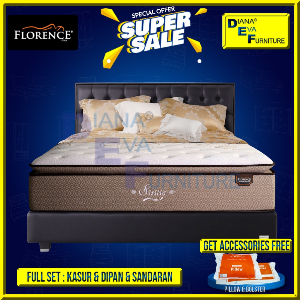 Florence Sisilia Promo Set Kasur Springbed