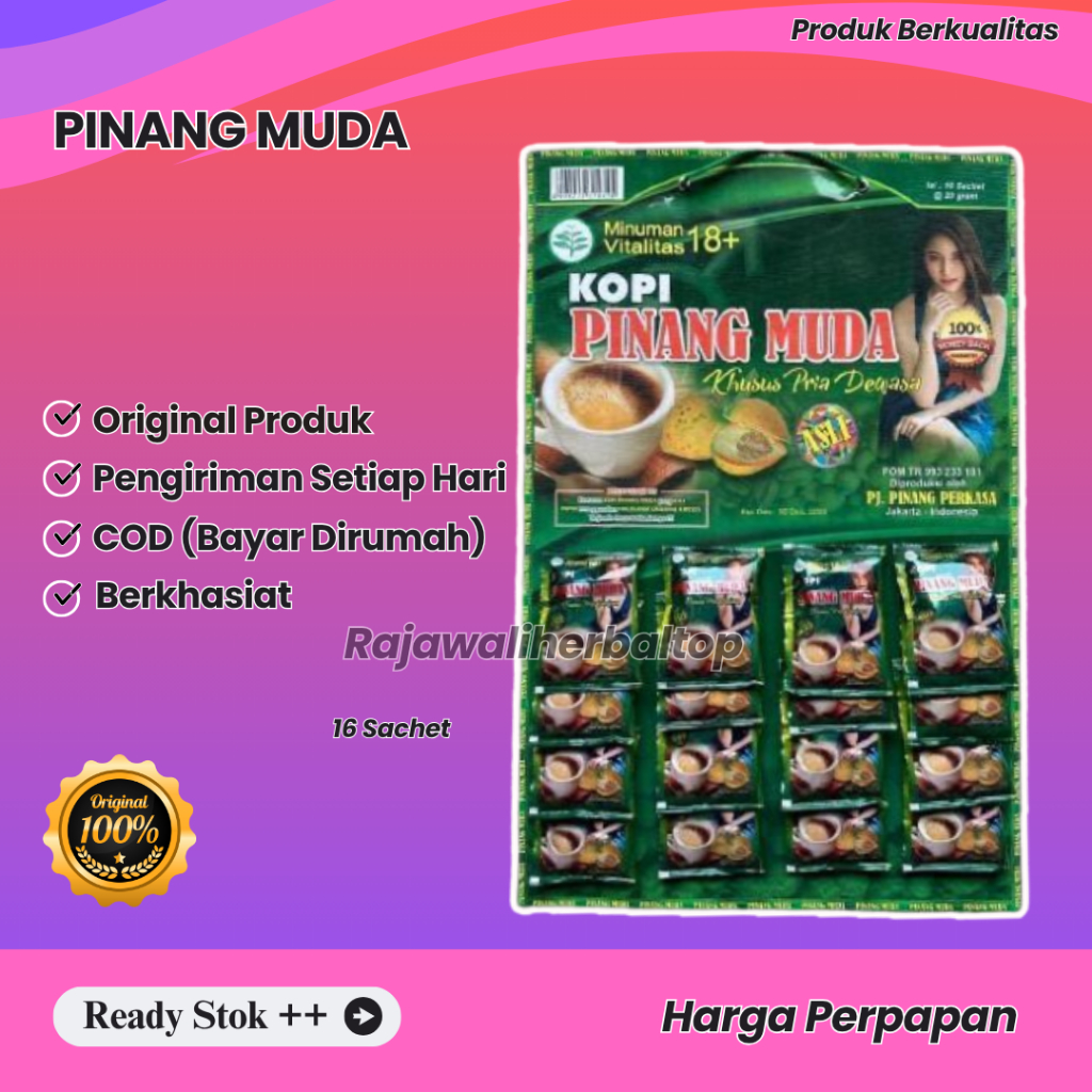 

Kopi Papan P1nang Muda Original 20 Sachet