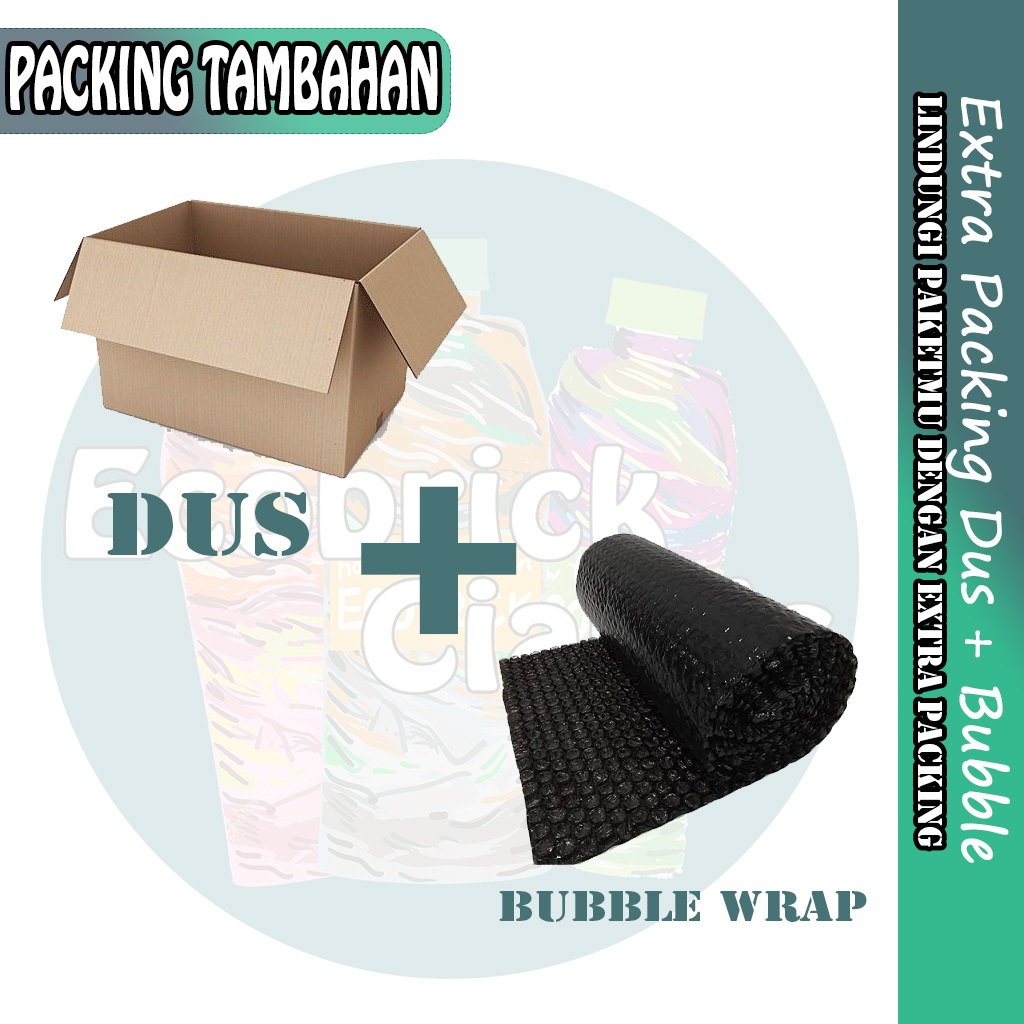 

Paking Tambhan Kardus dan Bubble Wrap buat amankan paketmu