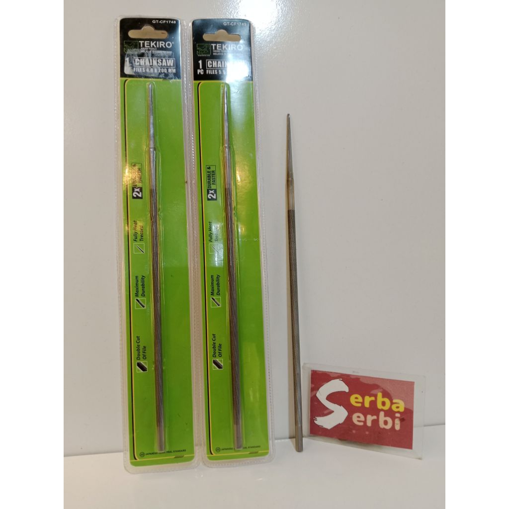 -/PCS KIKIR BULAT-Kikir bulat chainsaw files