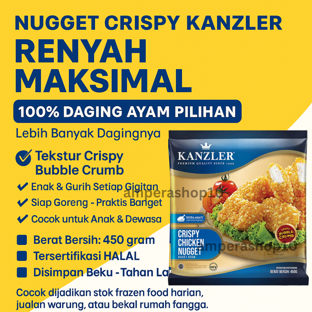 

nuget kanzler crispy spicy chicken 450gr