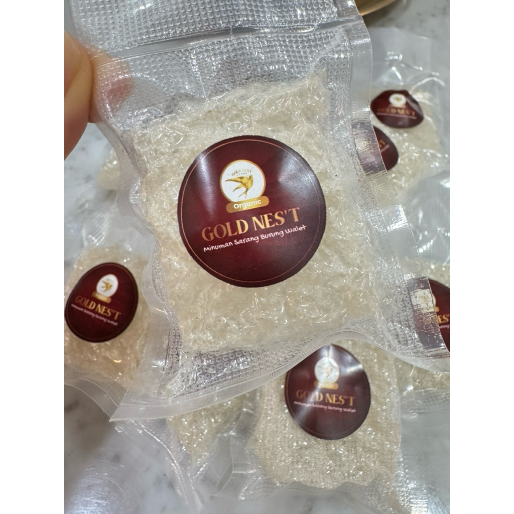 

“Goldnest” Sarang Burung Walet Hancuran Alami per 3gr