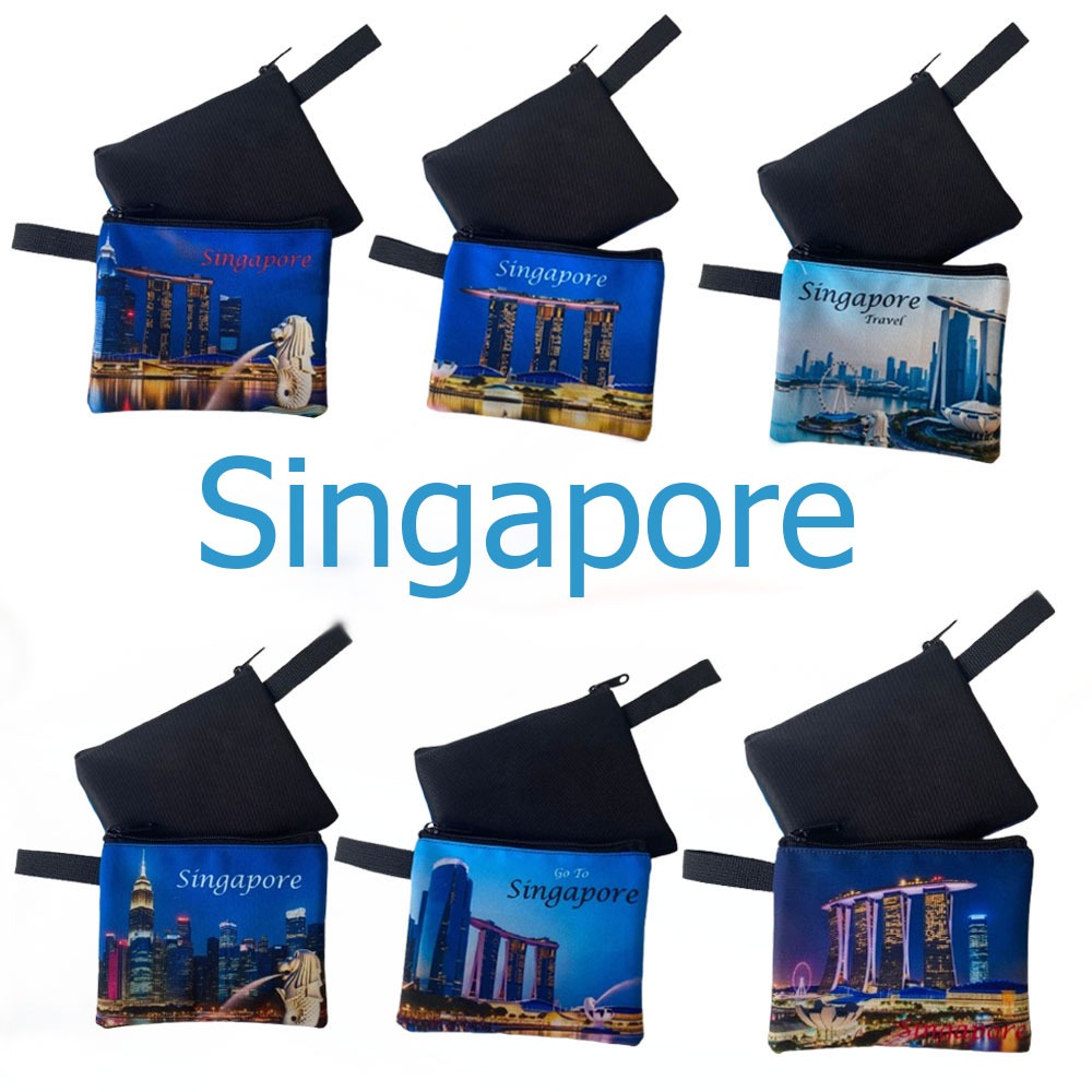 Dompet Wanita Dompet Koin Mini Dompet Souvenir Singapore