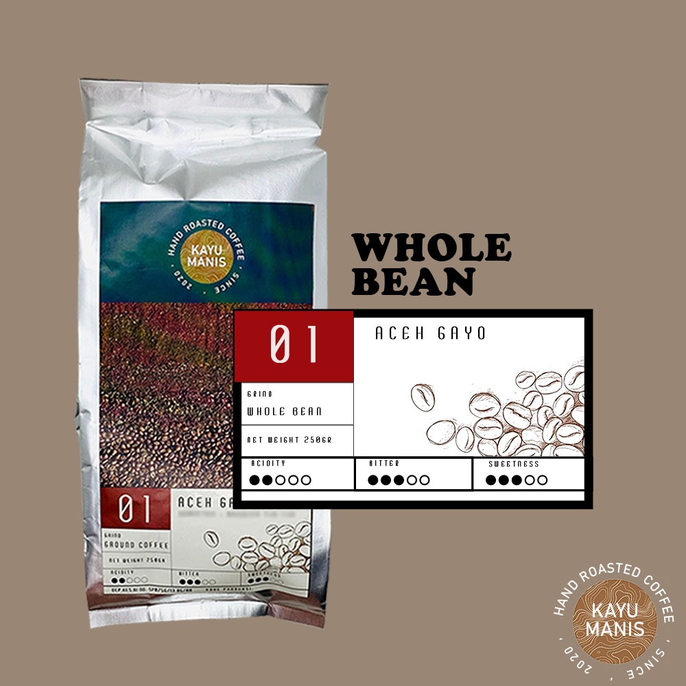 

KOPI ARABICA ACEH GAYO 250 GRAM | KAYUMANIS ROASTERY