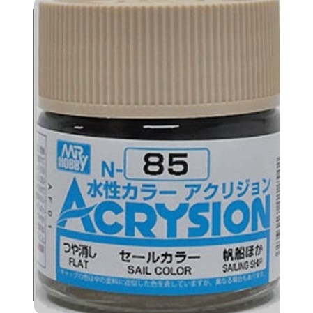 N085 Sail Color Flat Acrysion Water Based Acrylic Paint Mr Hobby