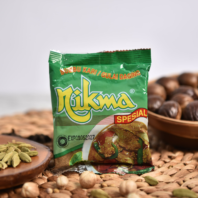 

(1 PACK ISI 20 PCS) NIKMA BUMBU KARI/GULAI SPESIAL 40 GRAM