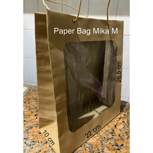 

Paper Bag Mika M Murah Tebal Tas Sovenir Tas Hajatan 1PCS