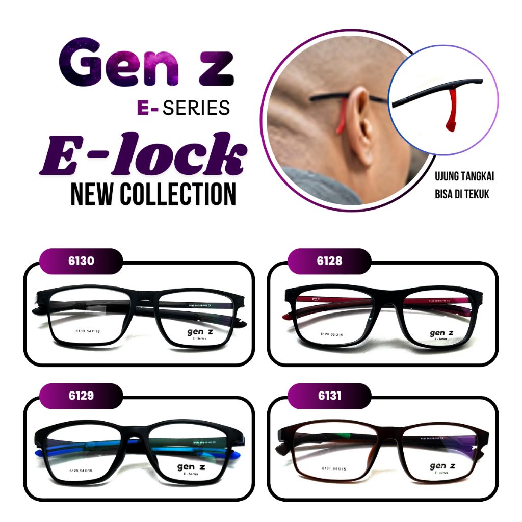 Kacamata Gen Z Earhook/E - Lock