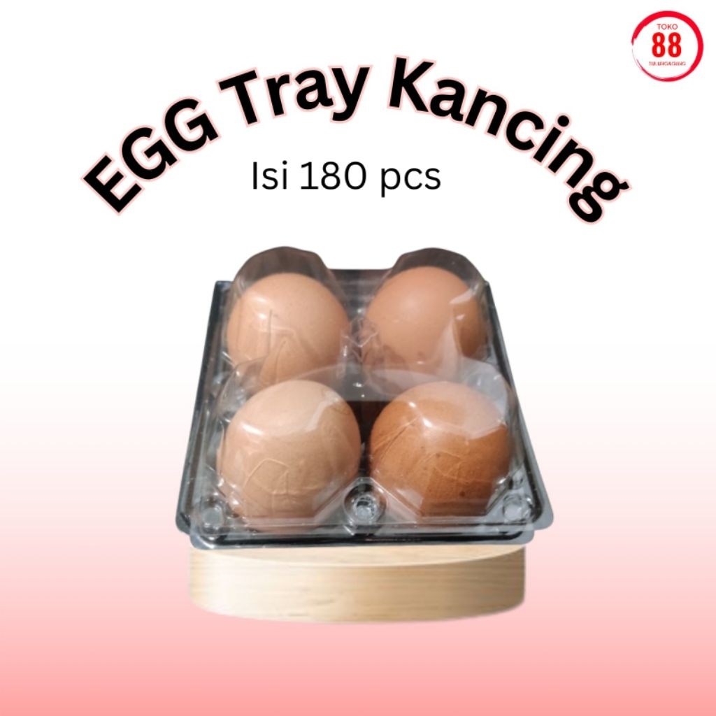 Tray Telur isi 4/ egg tray kancing/ tray telur kancing/ best seller/ tray telur murah berkualitas
