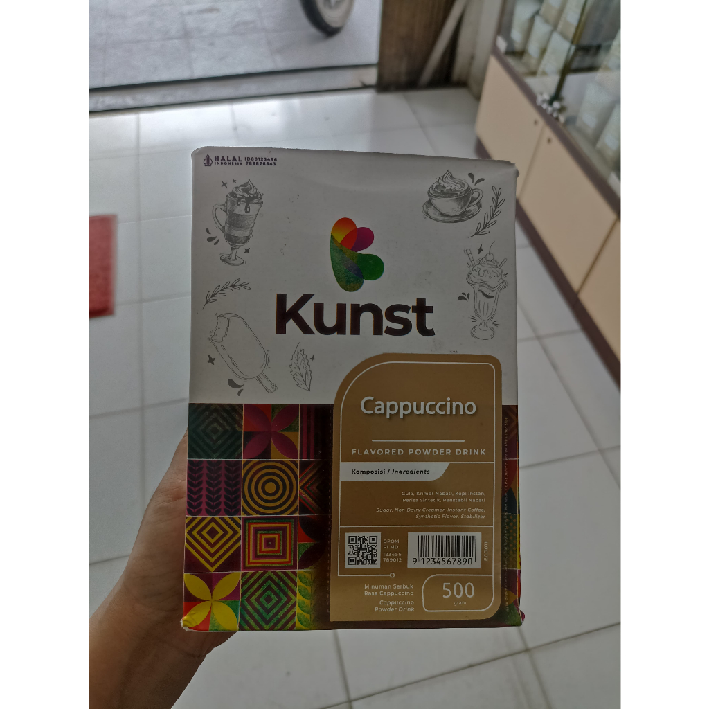 

KUNST 500 GRAM CAPPUCINO PREMIUM POWDER DRINK MINUMAN ENAK HALAL BPOM/CAPPUCINO