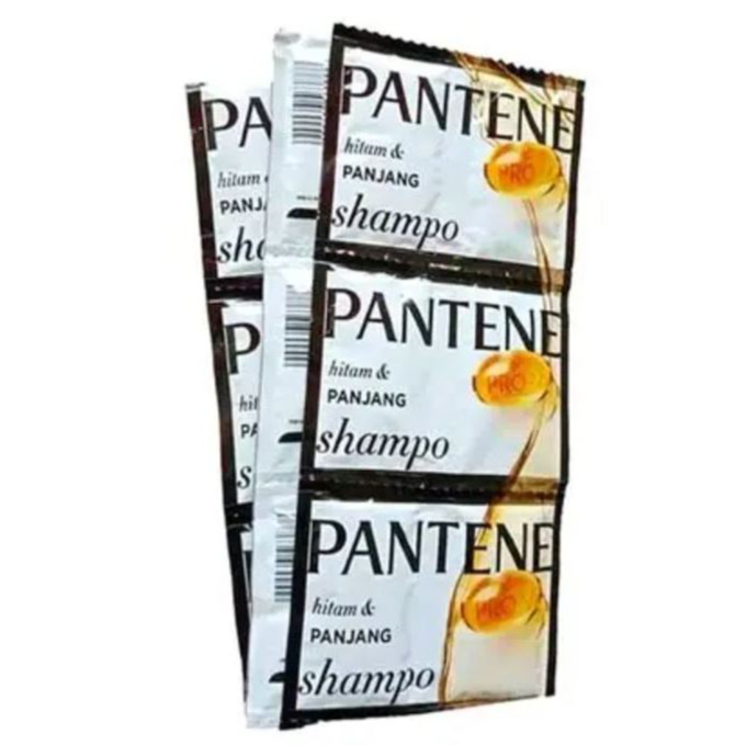 Shampoo Pantene Cond Long Black 12 x 5 ml Renceng Sachet