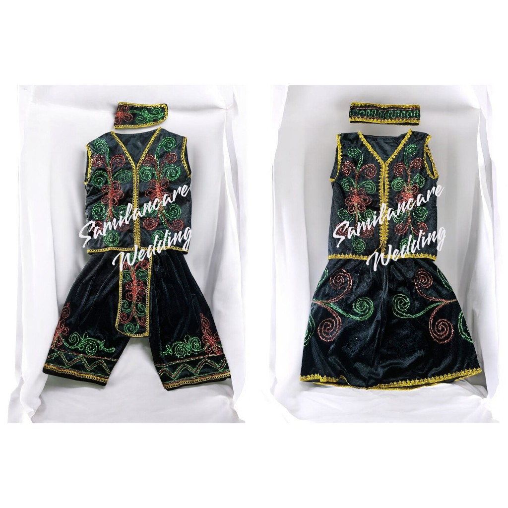 BAJU ADAT DAYAK / BAJU ADAT DAYAK BORDIR/ BAJU ADAT DAYAK / BAJU ADAT DAYAK BLUDRU MEWAH DAN TERMURA