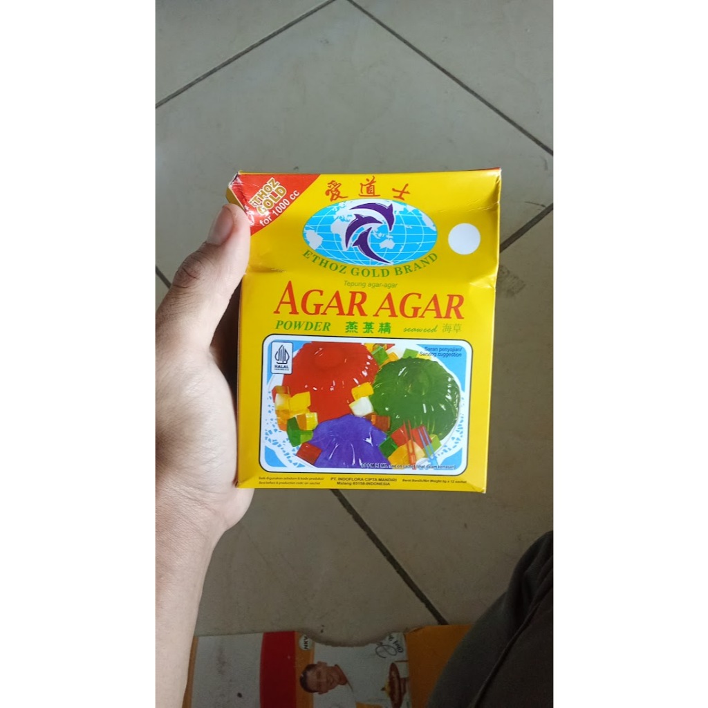

agar ethoz gold 8g x12pcs (1box = 12pcs)