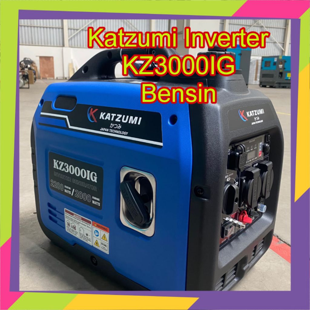 Genset Inverter Katzumi 2200 watt KZ3000IG Bensin