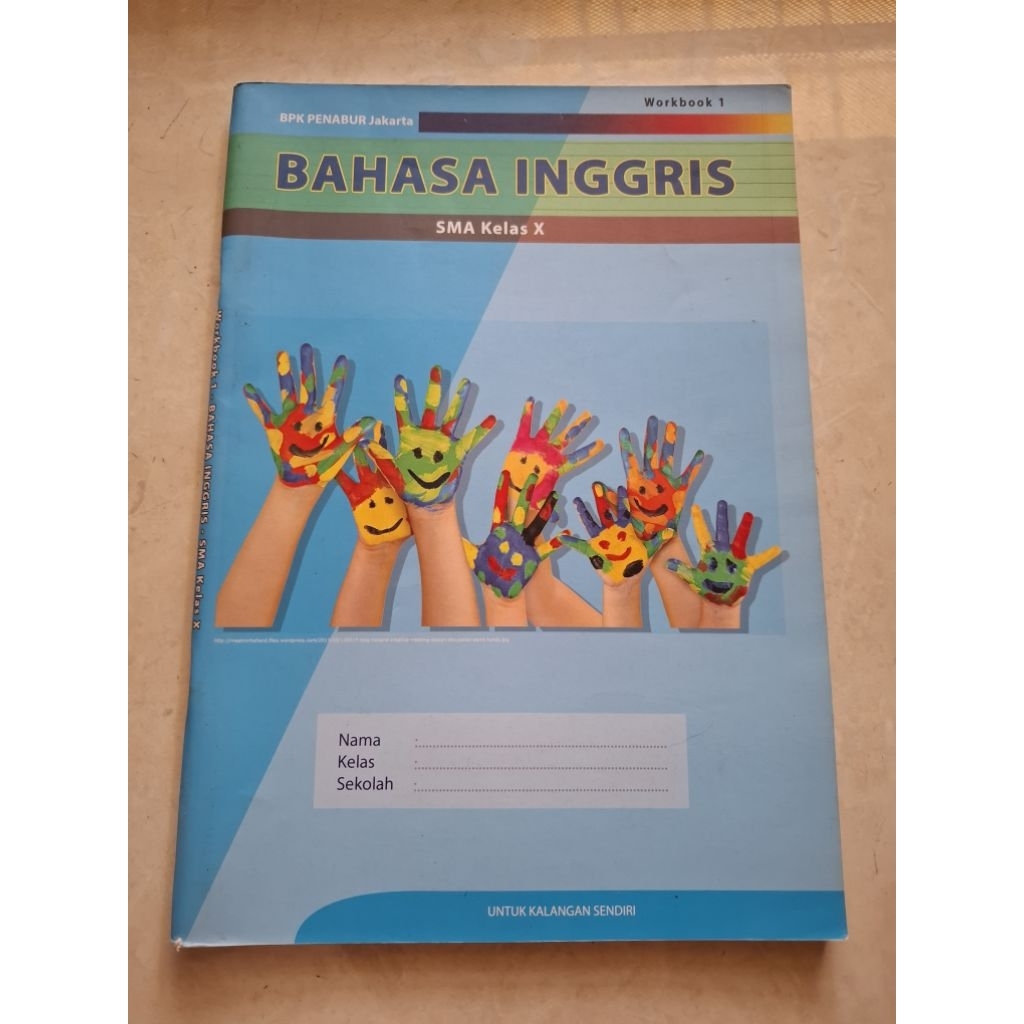 Buku murah bekas Bahasa Inggris SMA X BPK Penabur Jakarta