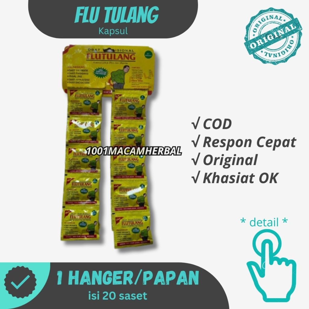 Kapsul Flu Tulang Pegal Linu Original