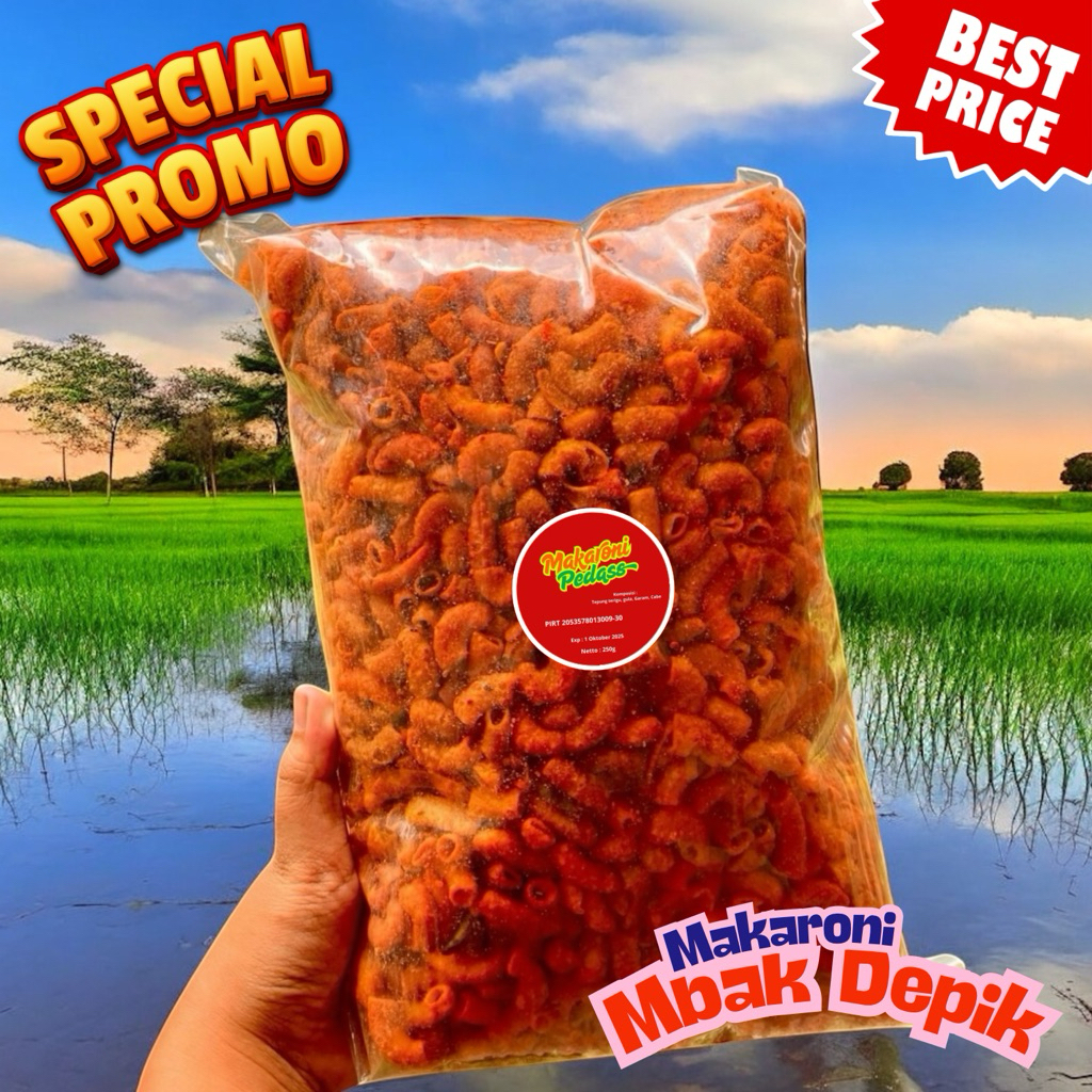 

Snack Makaroni Garing Pedas 250gr – Wajib Stok di Rumah!