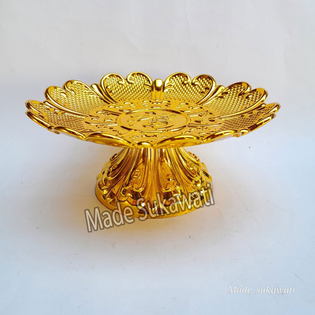 Wadah dulang plastik Wanci tatakan buah makanan hiasan khas bali