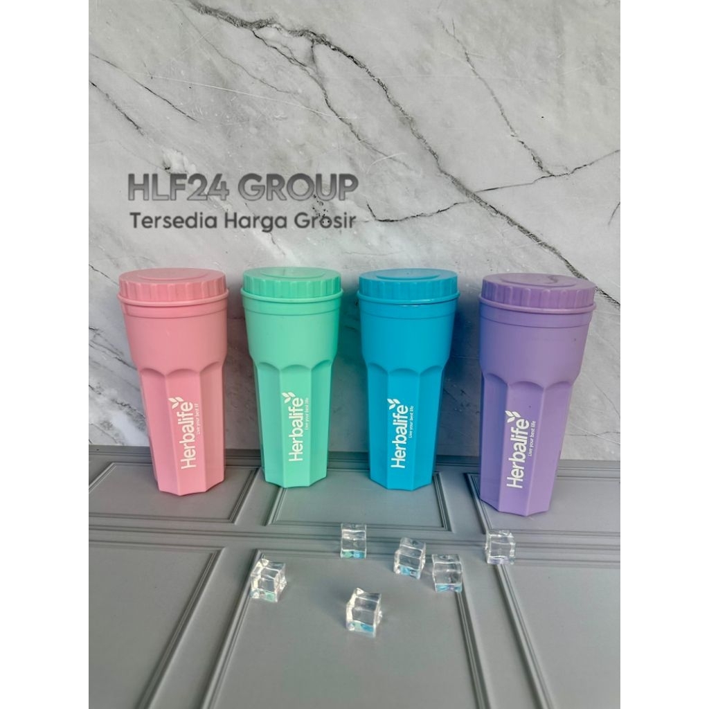 Gelas HLF 700ML dengan tutup rapat