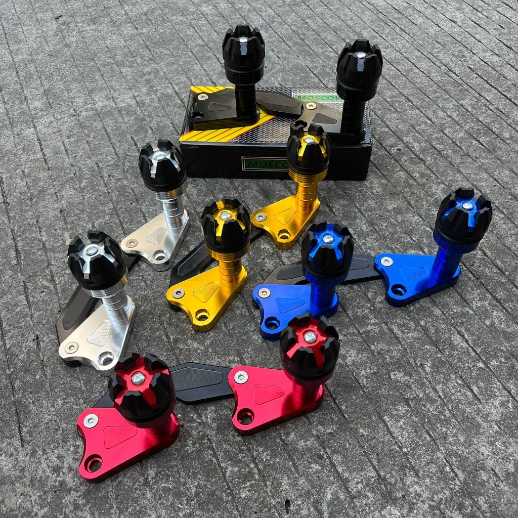 SLIDER JALU KNALPOT ORIGINAL MOSCOW PRODUCT IMPORT SLIDER FULL CNC UNIVERSAL PEMASANGAN PNP ( PLUG N