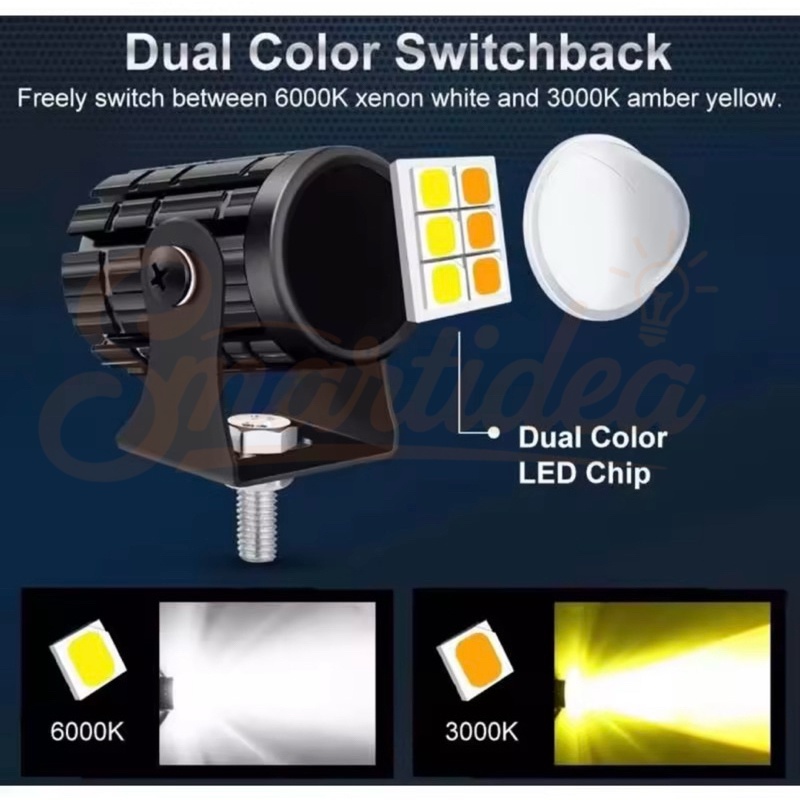 hot product lampu sorot led laser/lampu tembak laser led/lampu sorot d2 - lampu tembak laser led d2