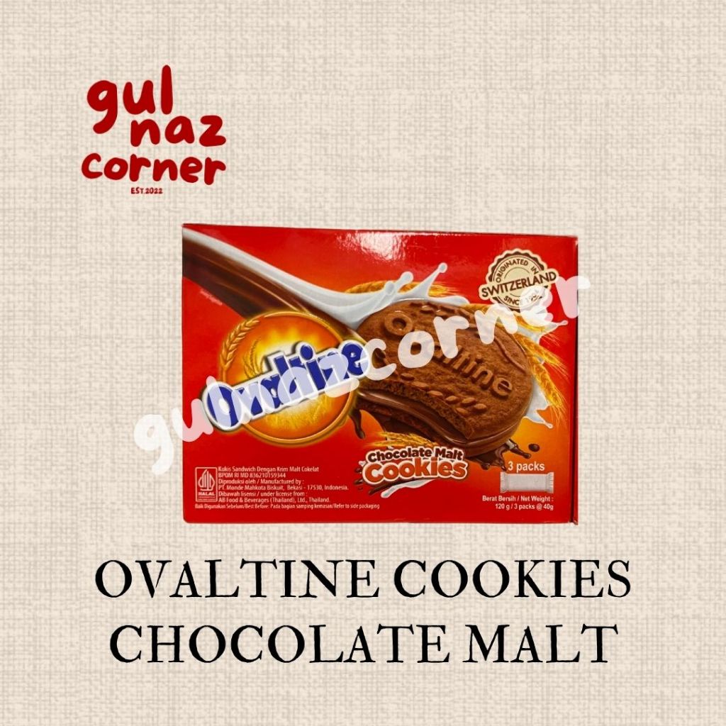 

[FREE BUBBLE WRAP] OVALTINE CHOCOLATE MALT COOKIES 120 GR