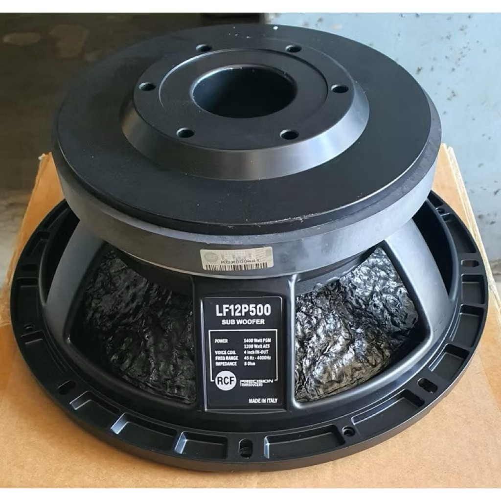 RCF LF12P500 KOMPONEN SPEAKER 12 INCH LF 12P500 COIL 4 INCH