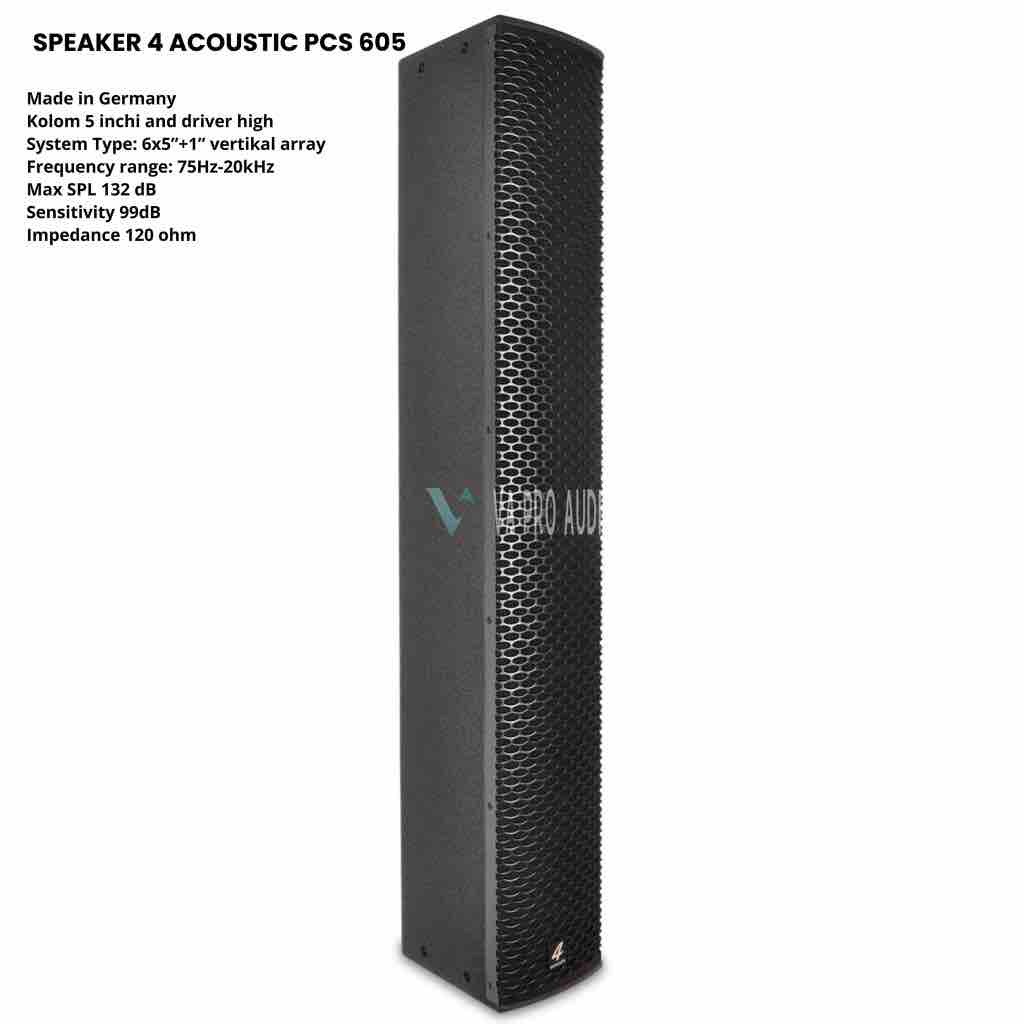 4acoustic kolom speaker 5inch made in germany