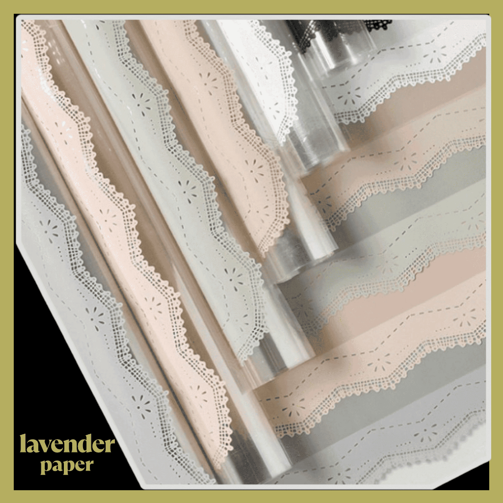 

Isi 20 LEMBAR Kertas Buket Motif Renda Florist Waterproof Lace Frame Flower Wrapping Cellophane Paper KB089