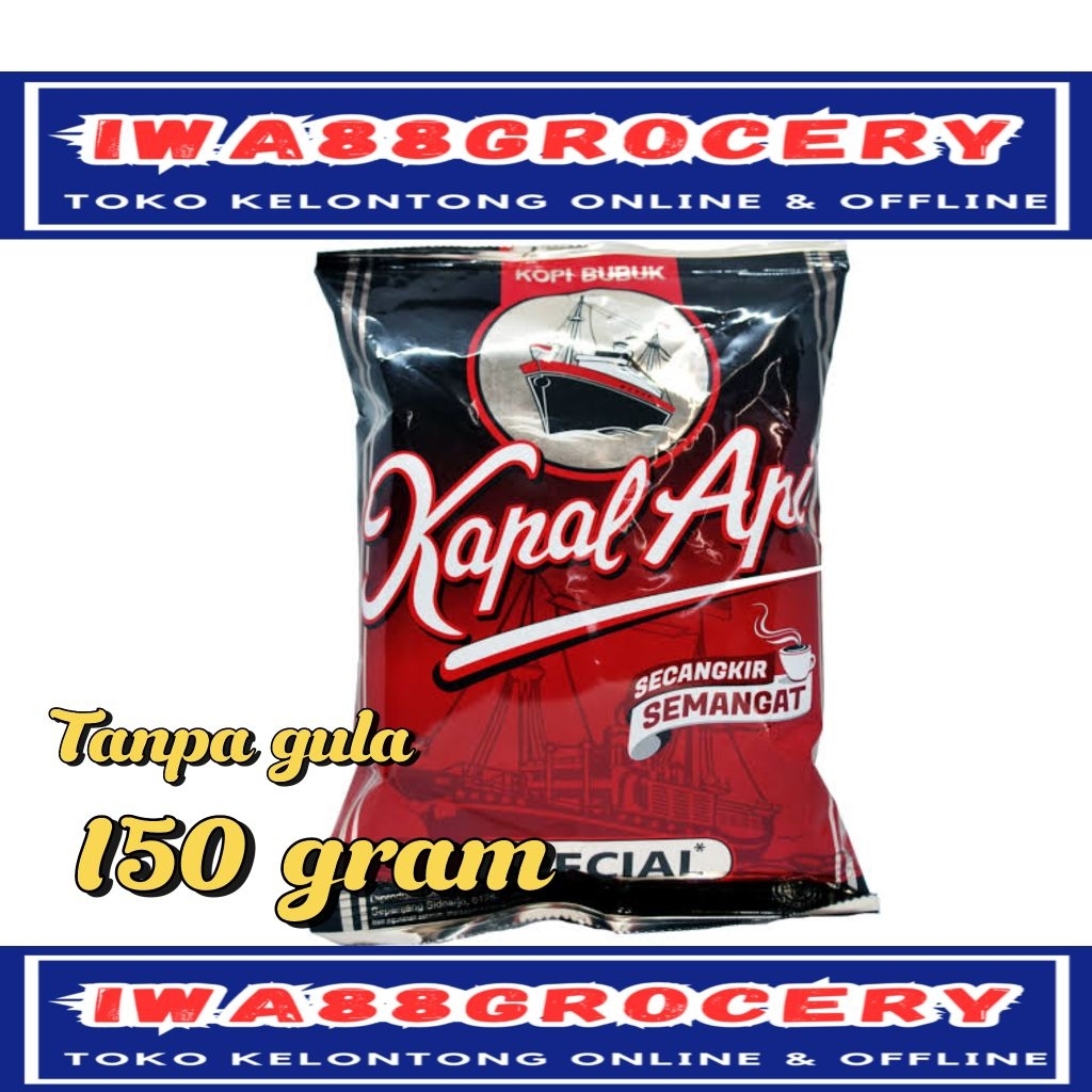 

Kapal api special kopi bubuk 160gr Tanpa gula