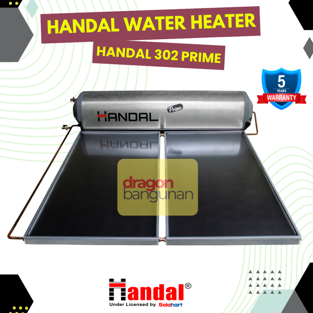 Pemanas Air Handal 302 Prime - Solar Water Heater Handal 300 Liter - Pemanas Air Matahari