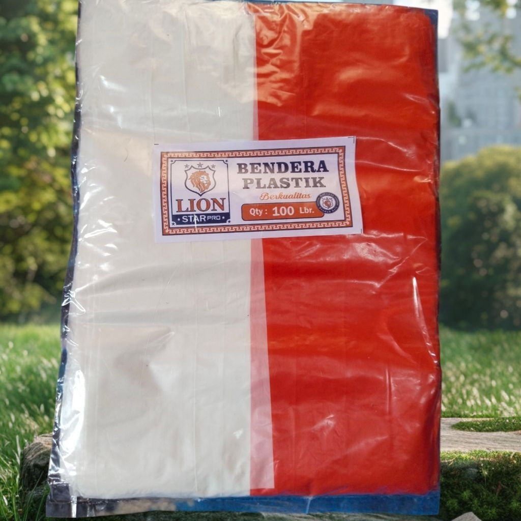 BENDERA PLASTIK ISI 100